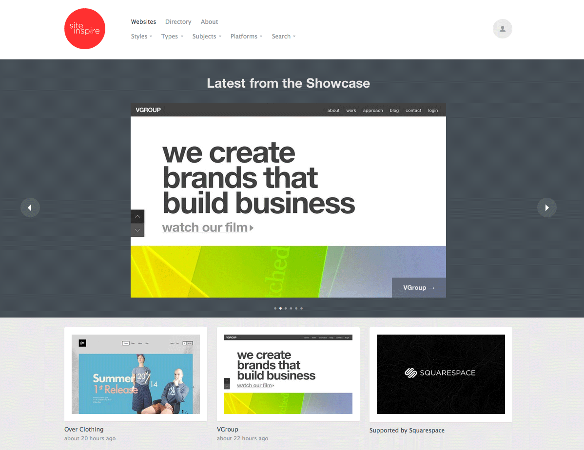 website design siteinspire_feature