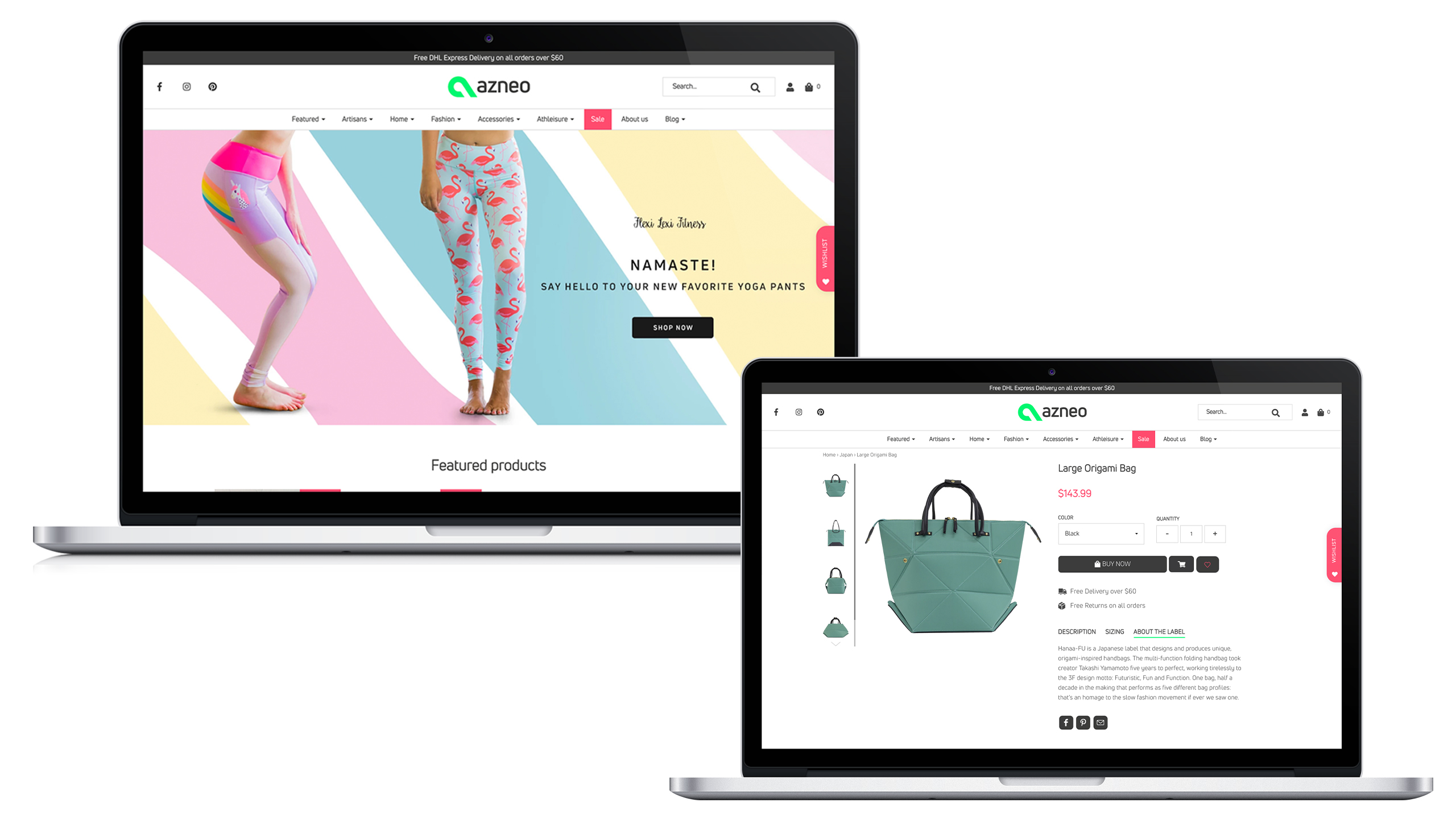 Azneo Laptop Mock-up