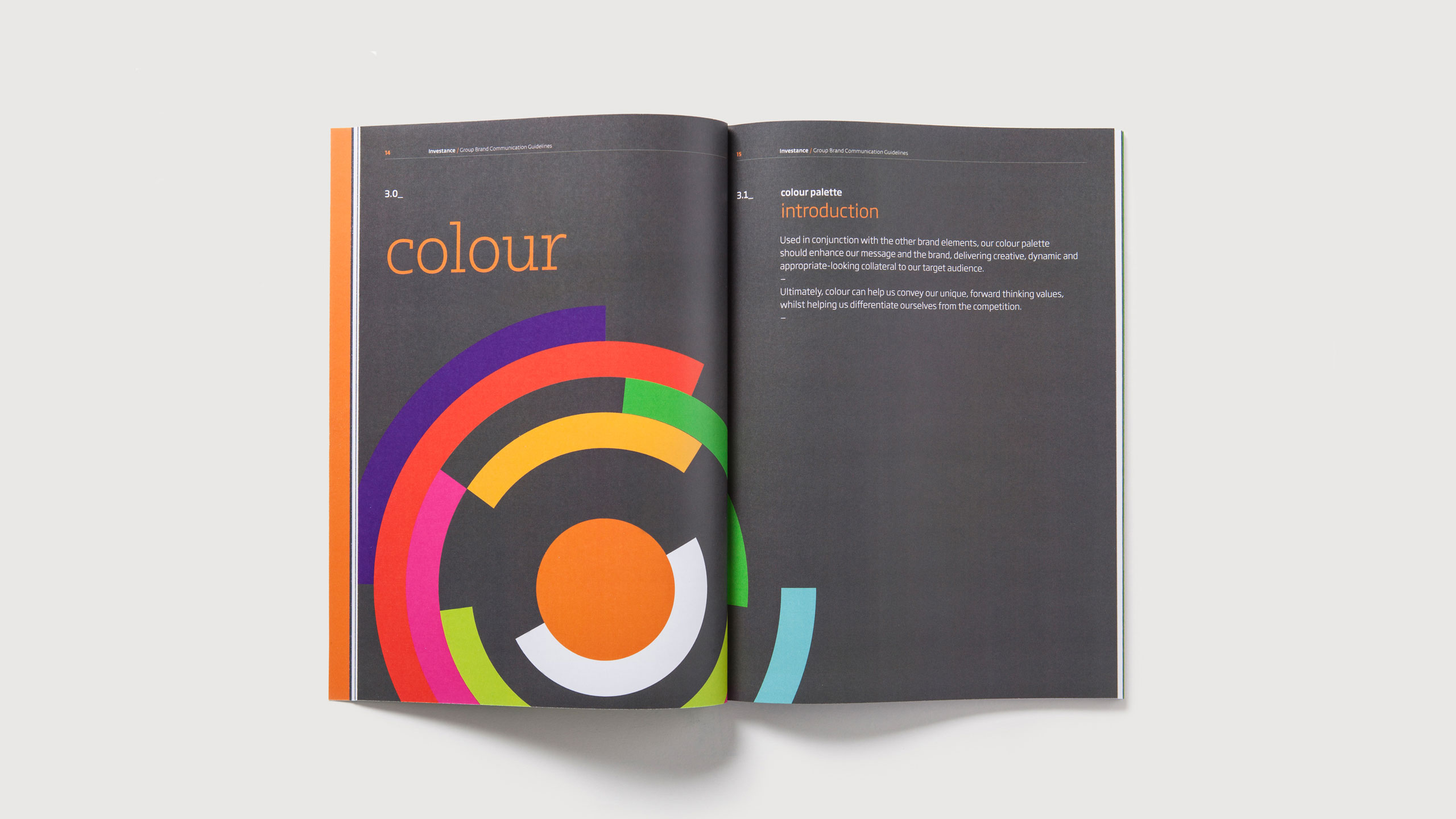 Investance Brand Guide Colours