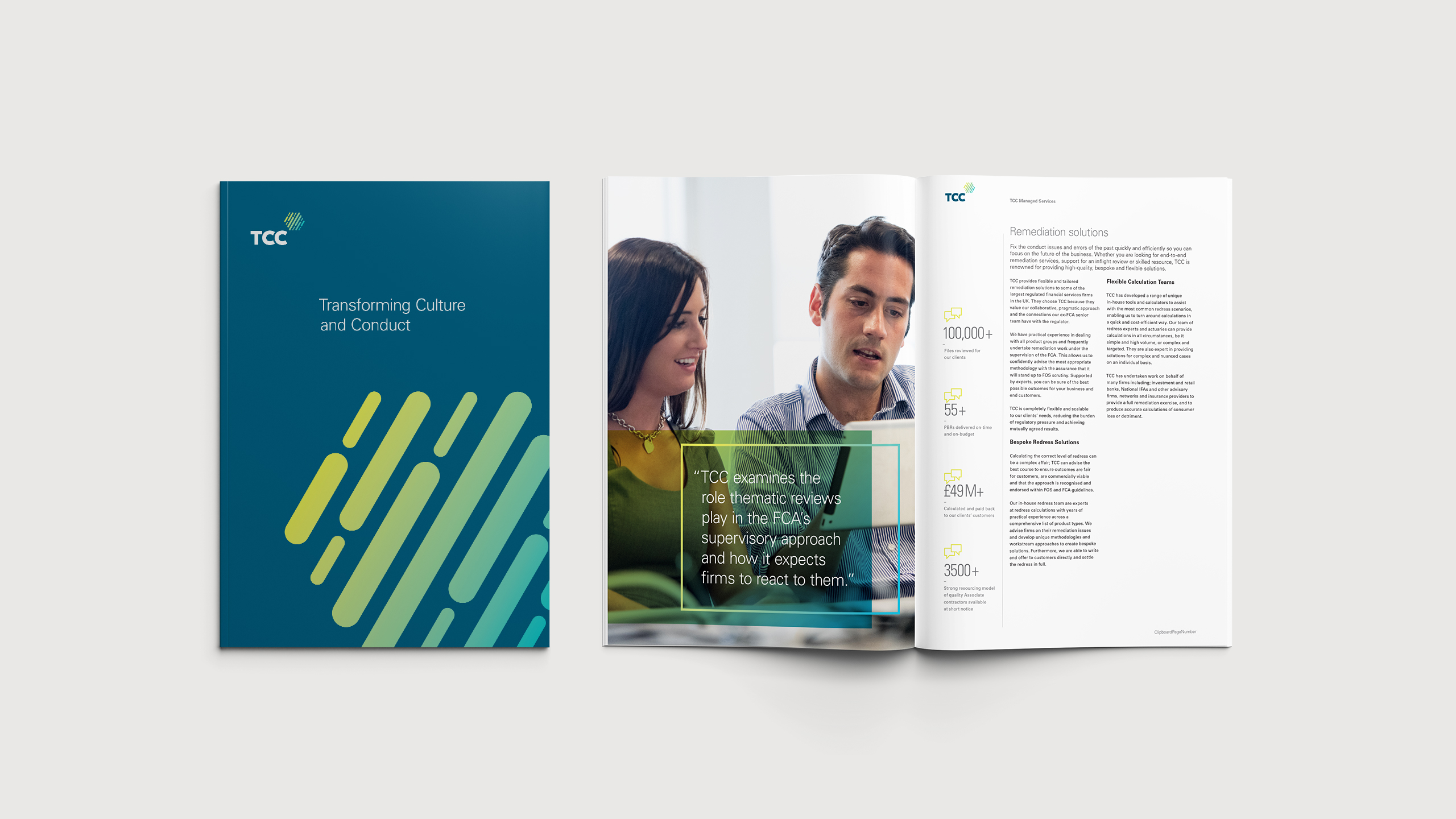 TCC Brochure Cover & Inside Pages