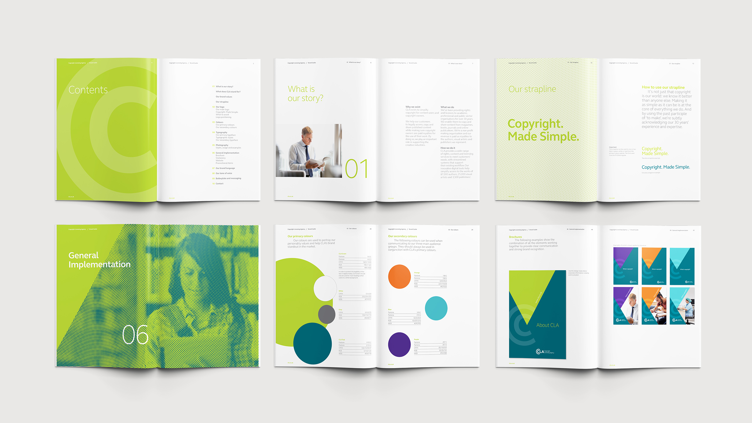 CLA Brand Guide Pages