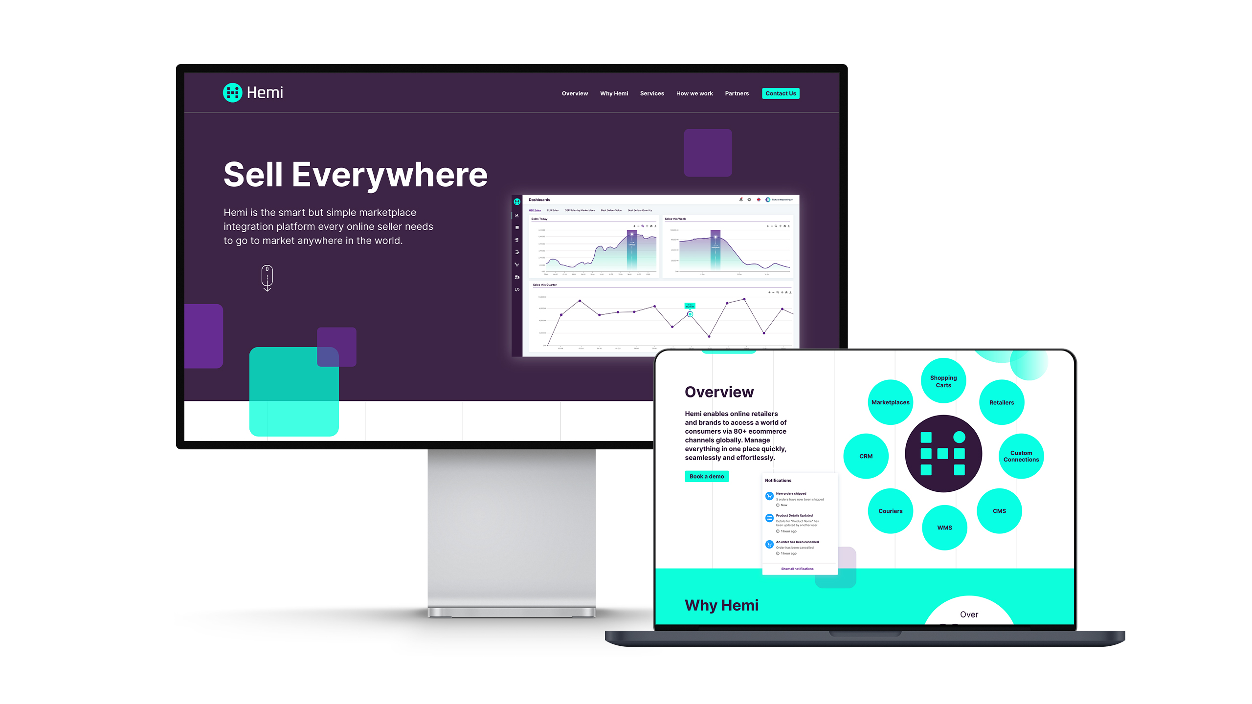 Hemi Connect Website Desktop & Laptop