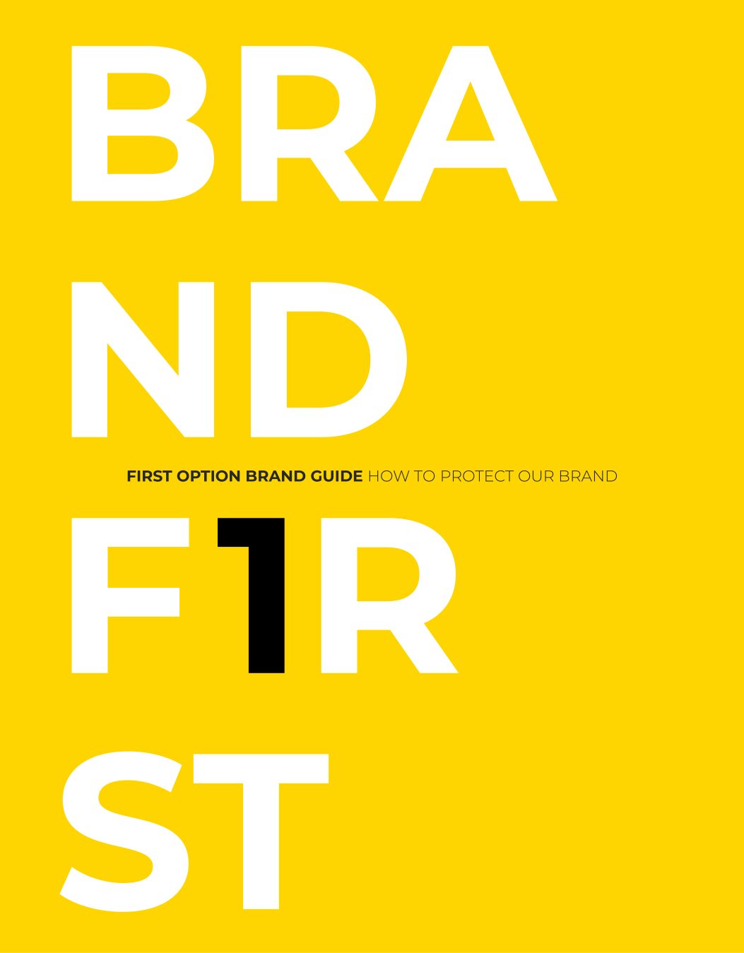 First Option Brand Guide