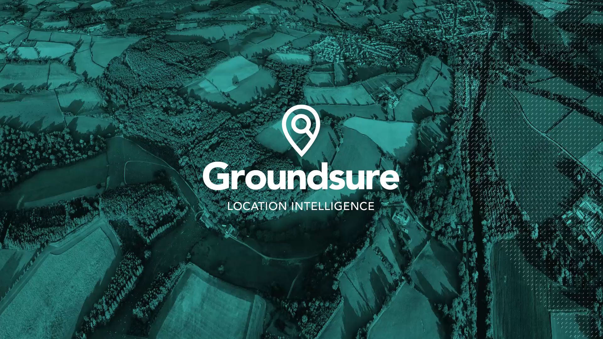 Groundsure Logo on Ariel View