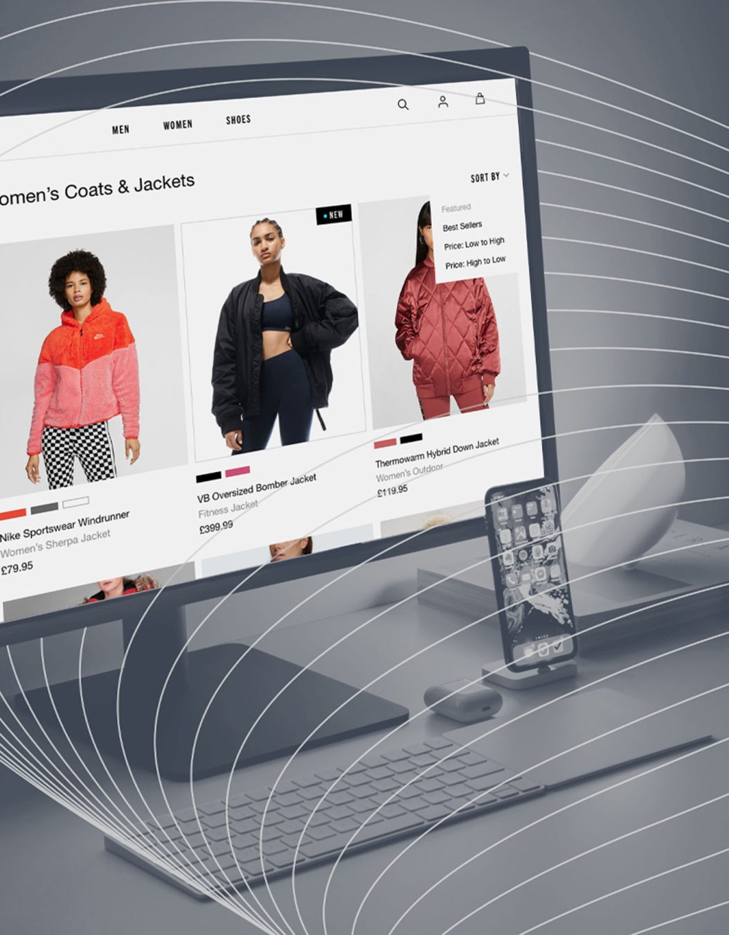 Storesome ECommerce Website on Desktop
