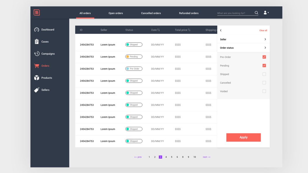 Storesome Platform Screen Design 1