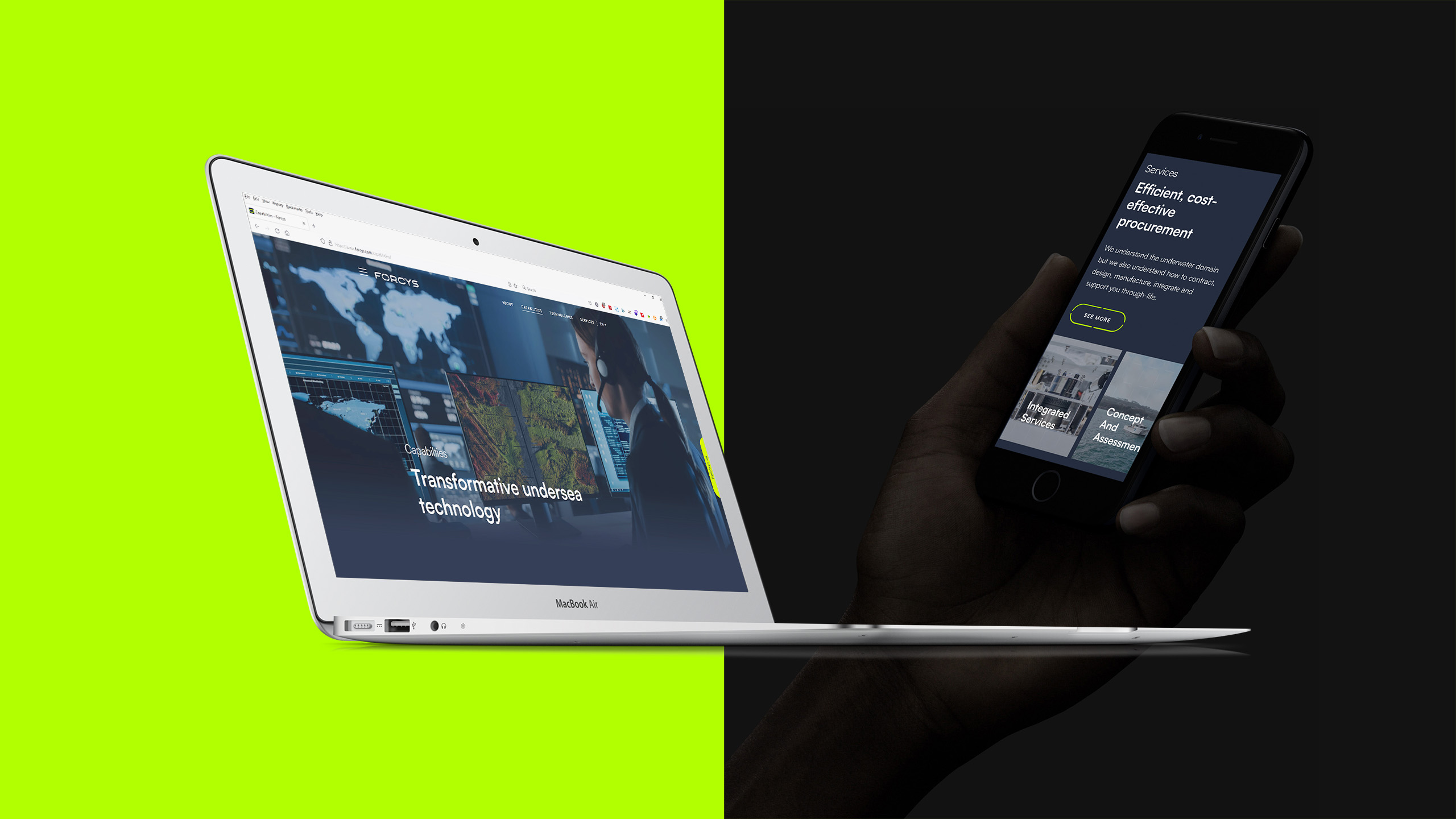 Forcys Website Laptop & Mobile