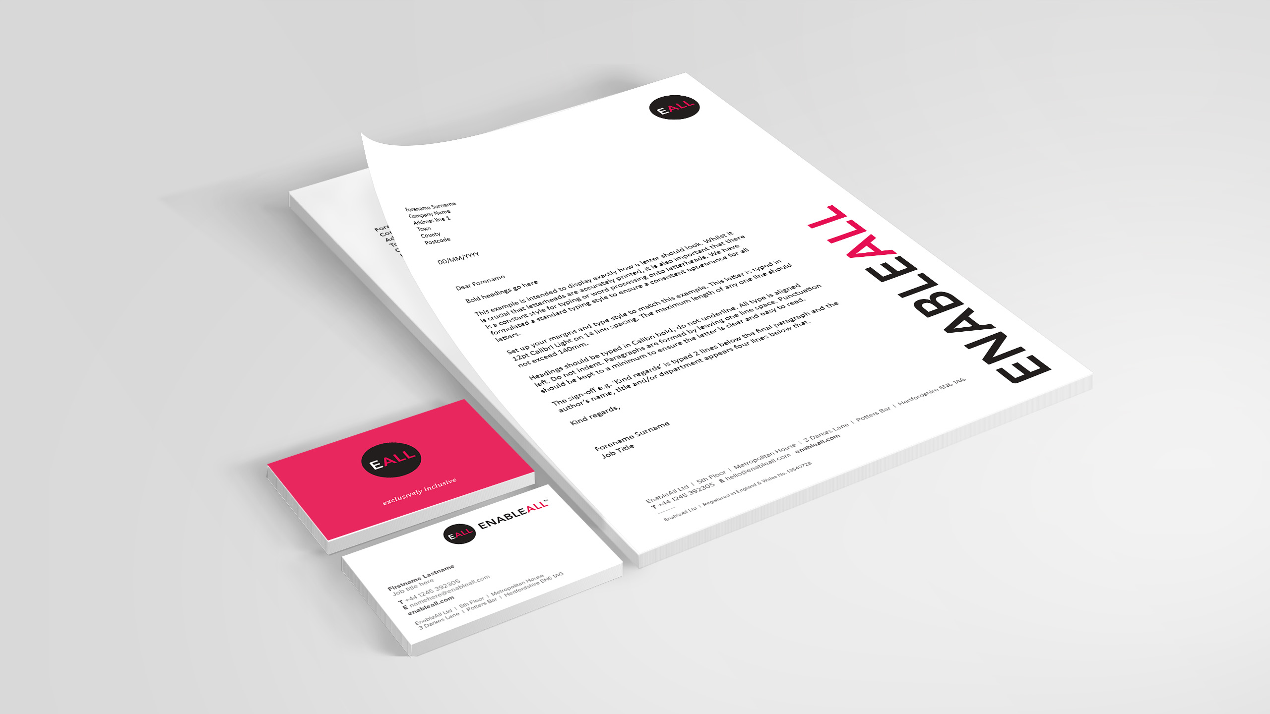 EnableAll stationery